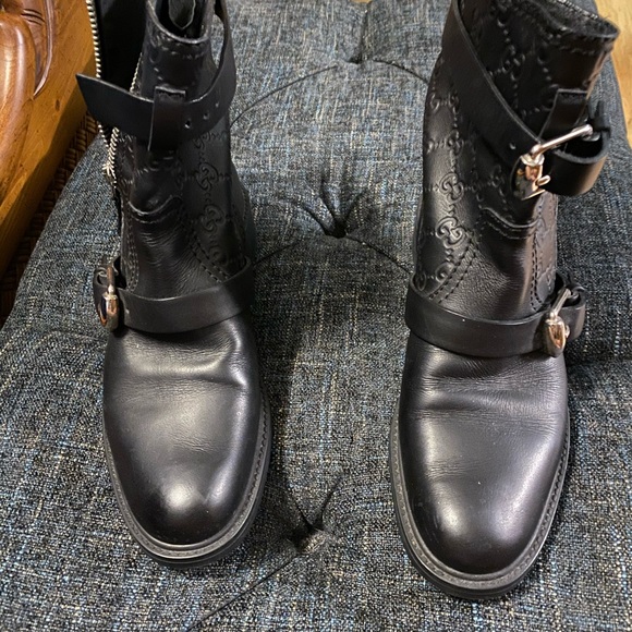 Gucci Shoes - Gucci Leather Boots Final Price